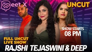 Rajshi, Tejaswini and Deep – P01 – 2024 – Hindi Uncut Live Show – MeetX.Live