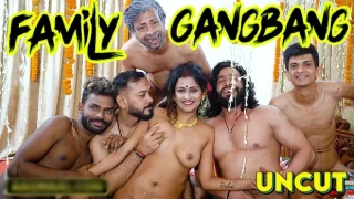 Family Gangbang – 2024 – Hindi Uncut Short Film – GoddesMahi